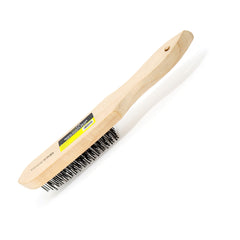 Escova Manual Aço 5 x 15 cm Cabo Madeira Tradestar
