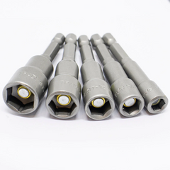 Jogo Soquete Magnético 1/4 - 1/2'' 65 mm CR-V Tradestar