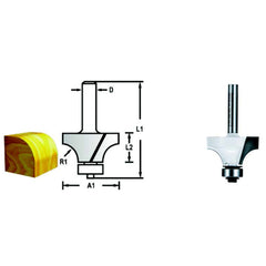 Fresa de Borda 8 mm x 51 mm D-68448 Makita
