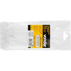 Abraçadeira Nylon para Parafusos 150 x 3,6 Branca 100 Peças Vonder