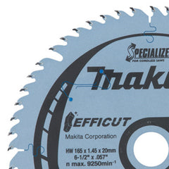 Disco Serra 60 Dentes 165 mm x 20 mm B-56904 Makita