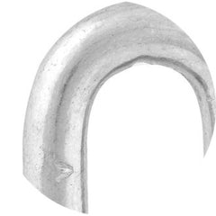 Manilha p/ cabo de aço 3/16" reta leve galvanizado Vonder