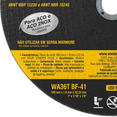 Disco Corte 180,0 x 1,6 x 22,23 DCVP Us Vonder Plus