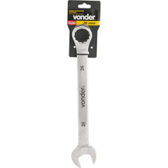 Chave combinada 26mm cromo vanádio cromada cartela Vonder