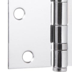 Dobradiça p/ porta 3.1/2" aço carbono cromado c/ 3 pç Vonder