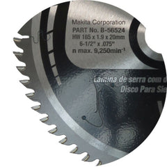 Disco Serra 165 mm x 20 mm B-56524 Makita