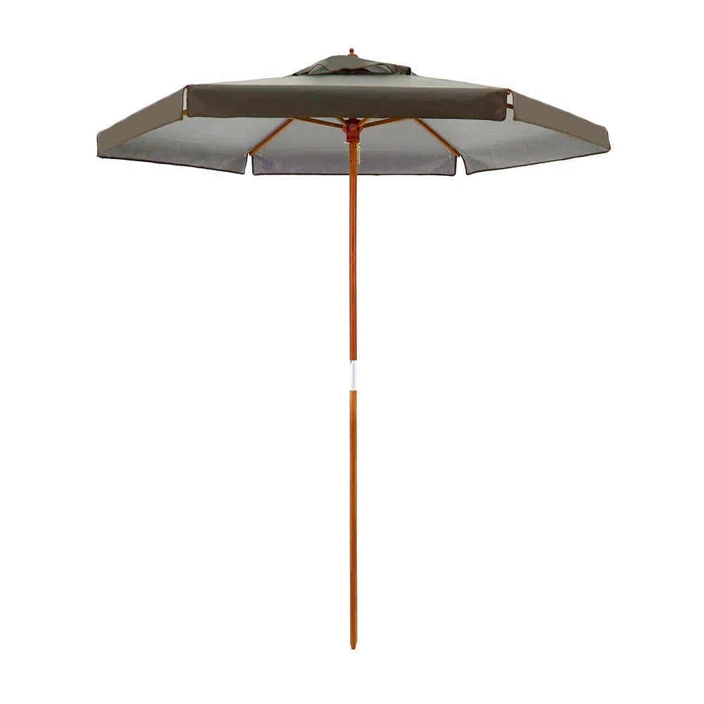 Ombrellone Madeira Cobertura Pvc 2,00 M Marrom Bel Lazer