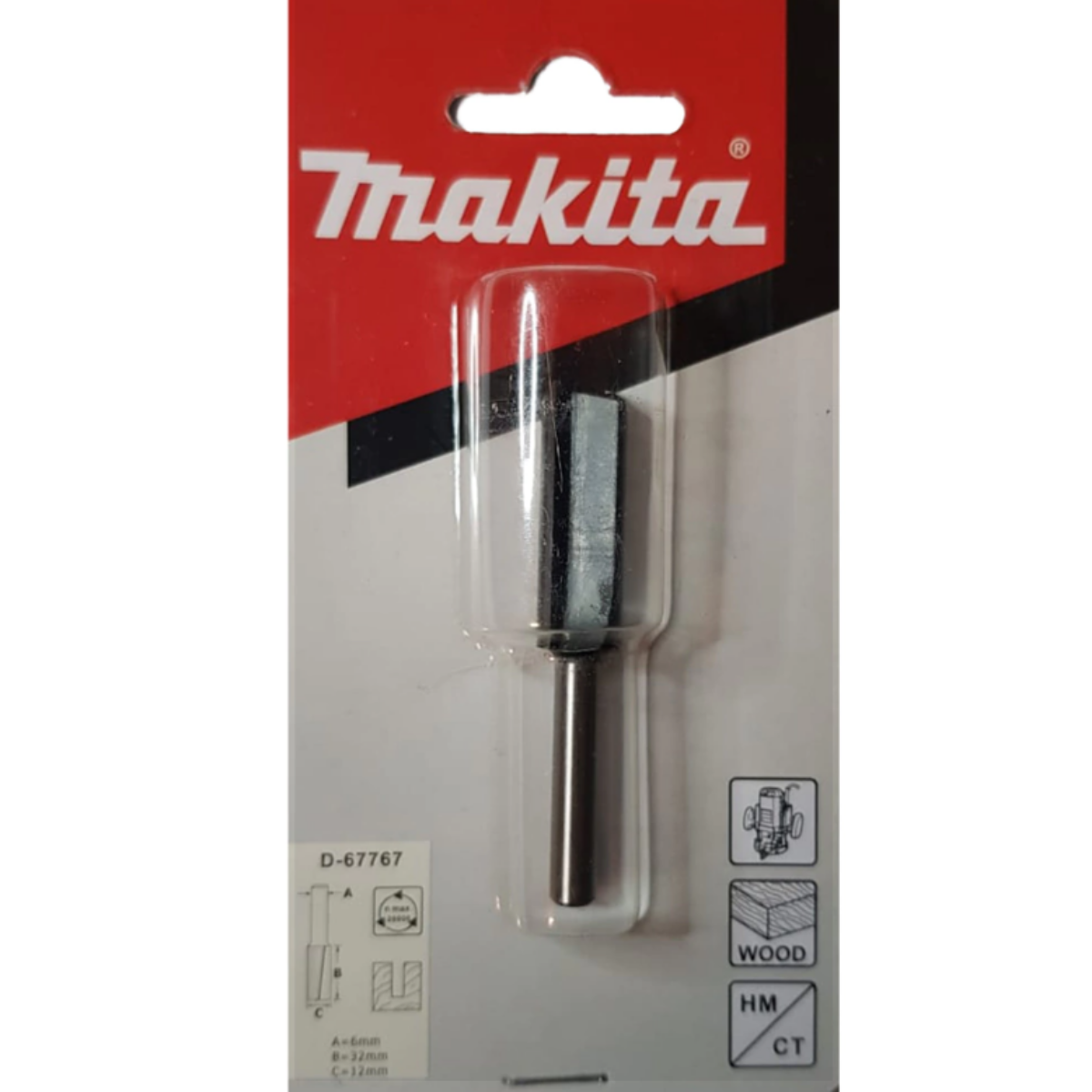 Fresa Paralela Dupla Haste 6 mm x 64 mm D-67767 Makita