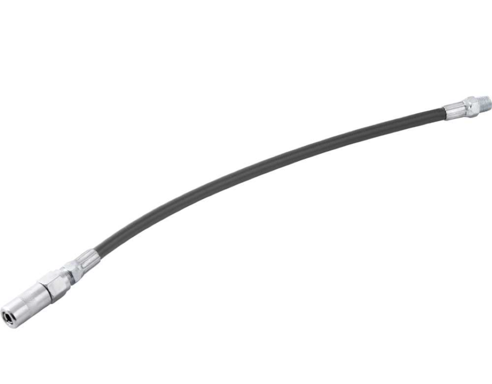 Extensão flexível p/ bomba graxa 34cm 1/8" npt c/ bico