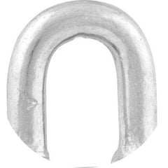 Manilha para cabo de aço 1/2" reta leve galvanizado - Vonder