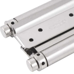 Dobradiça Vai Vem 4'' Aço Carbono Niquelado 2 Peças Vonder