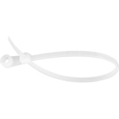 Abraçadeira Nylon para Parafusos 200 x 3,6 Branca 100 Peças Vonder