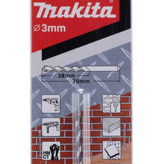 Broca TCT Multimateriais 3 mm x 70 mm Makita