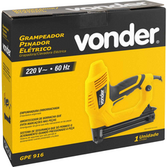 Grampeador Pinador Elétrico 127V GPE916 Vonder