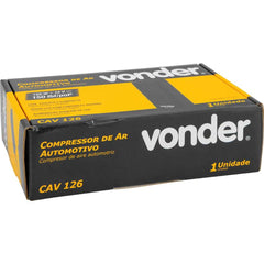 Compressor Automotivo 12V Portatil CAV 126 Vonder