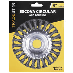 Escova Circular 5'' Aço Torcido Tradestar