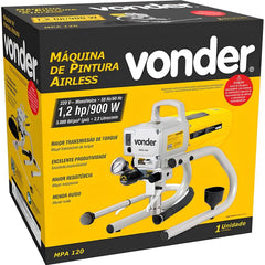 Maquina Pintura Airless 1,2hp Mono 220v Mpa 120 Vonder