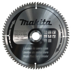Disco Serra 80 Dentes 255 mm x 30 mm B-19255 Makita
