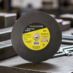 Disco de Corte 300 x 3 mm  Furo 1" mm Aço Tradestar