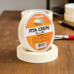Fita Crepe 24 mm x 50 Metros Tradestar
