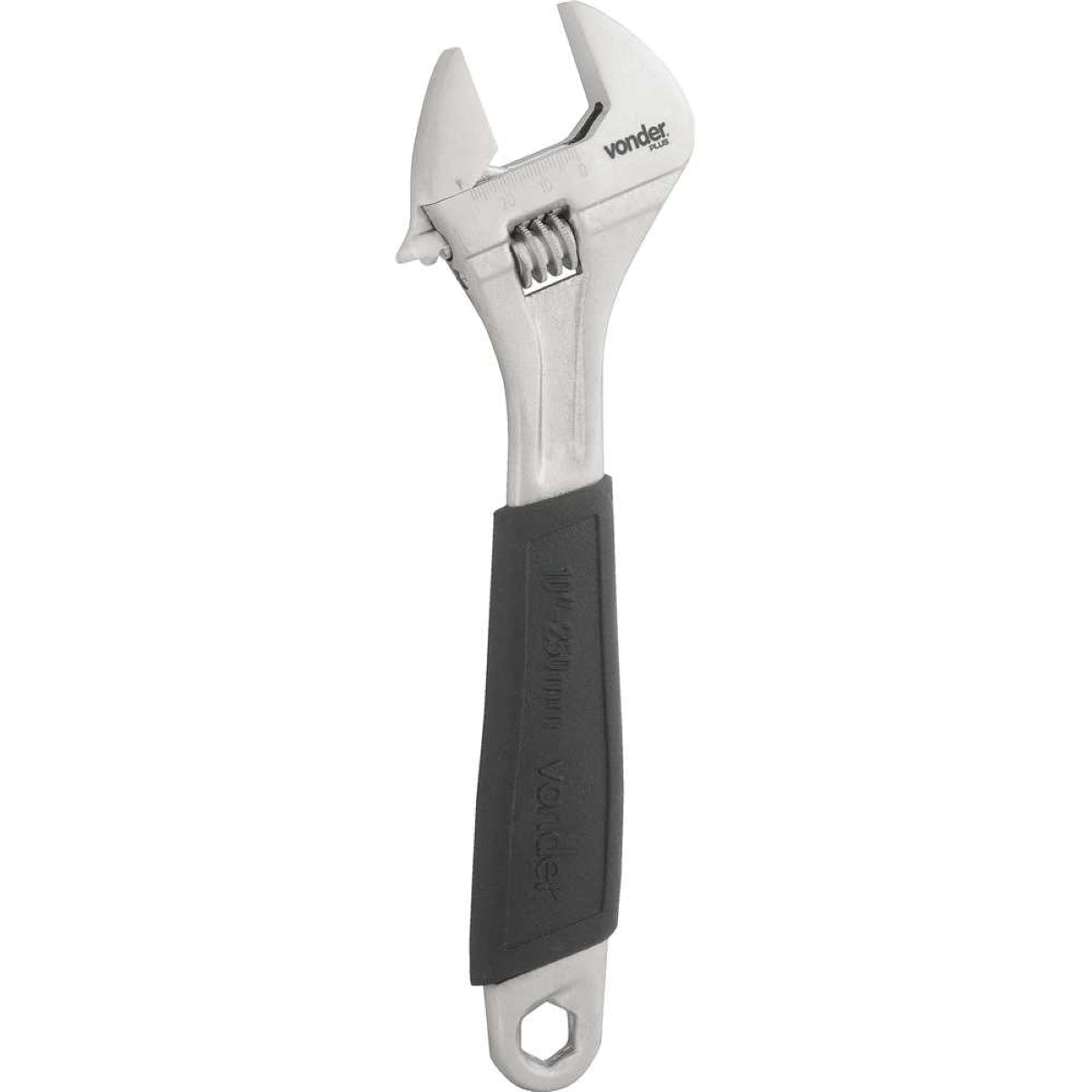 Chave inglesa ajustável 10" aço carbono niquelada Vonder - Guimepa