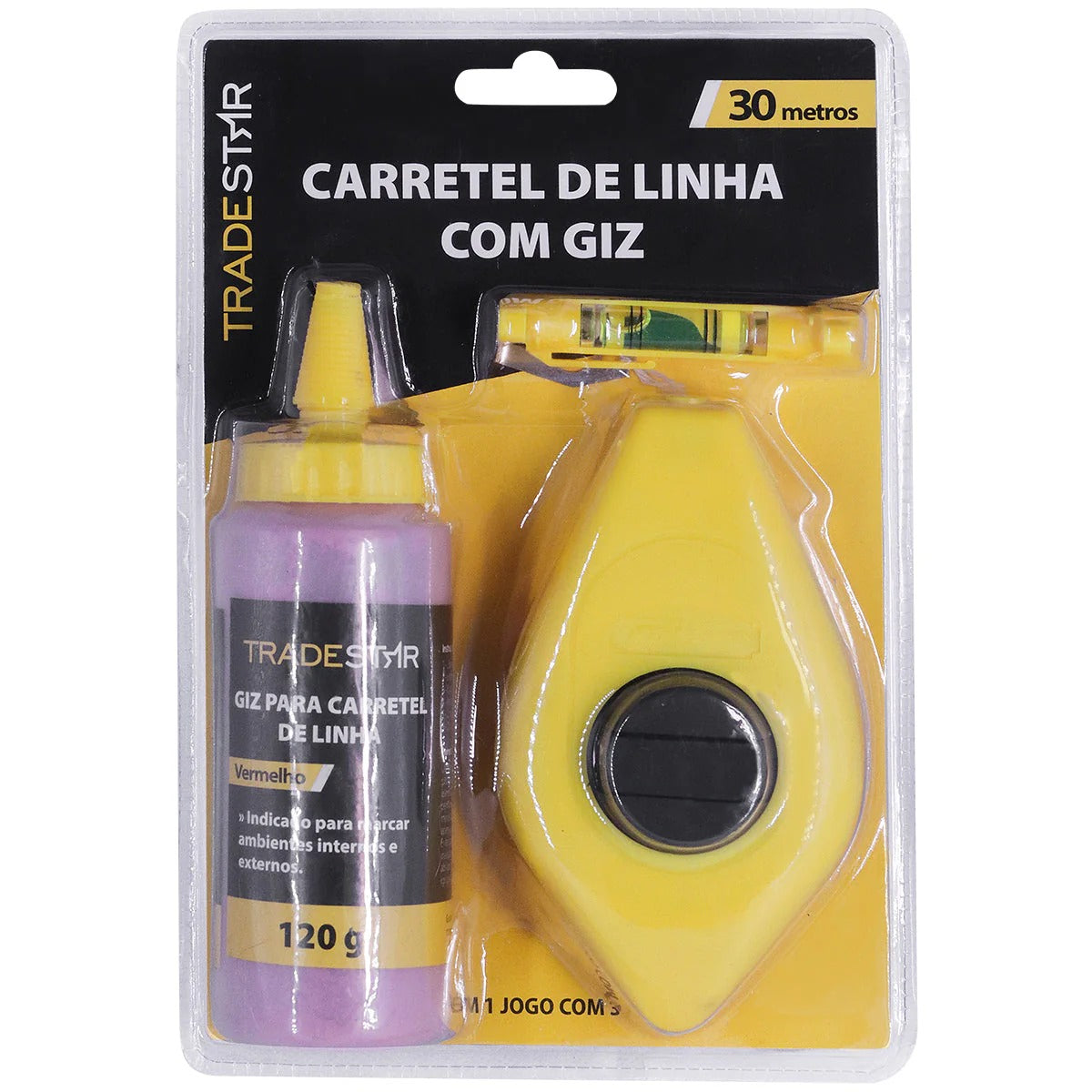 Carretel de Linha com Giz 30 Metros Tradestar