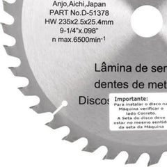 Disco Serra 80 Dentes 12" x 1" D-03486 Makita