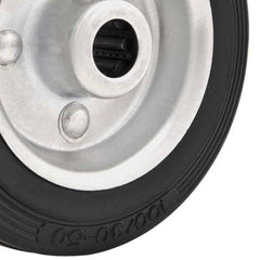 Roda de borr. 4" média 88kg eixo rolete 12mm Vonder