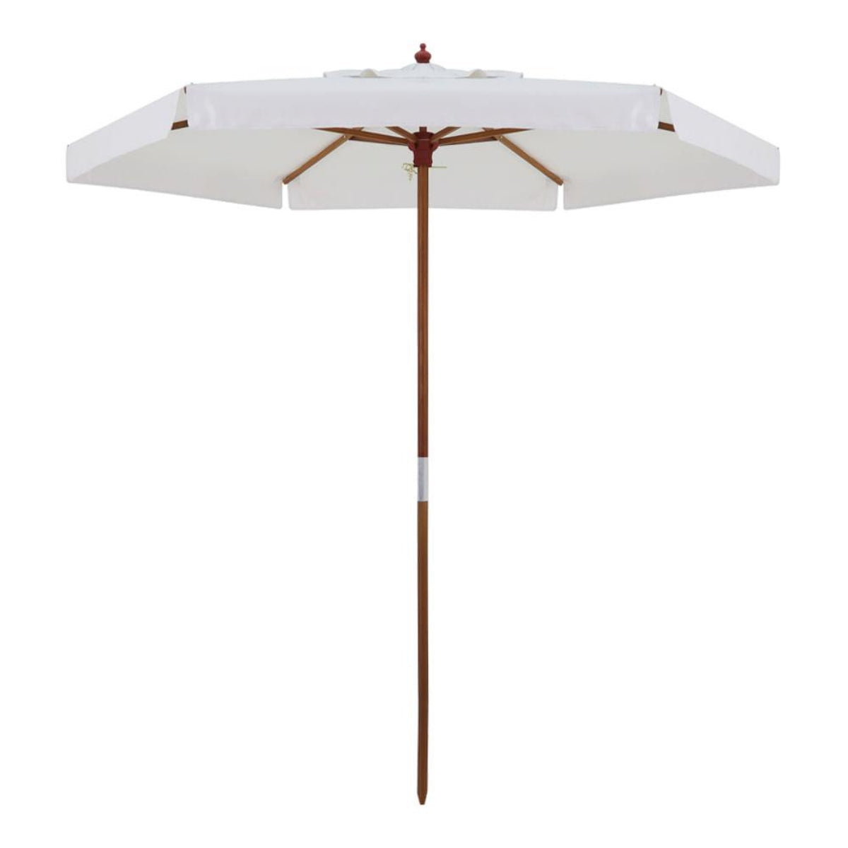 Ombrellone Madeira Cobertura PVC 2,40m Branco Bel Lazer