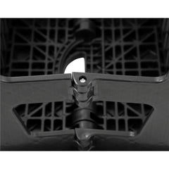 Banqueta Plástica Dobrável Preta Altura 220 mm Vonder