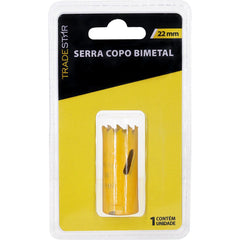 Serra Copo 22 mm Aço Rápido Bimetal Tradestar