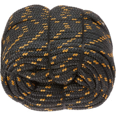 Corda Multifilamento Trançada 16mm 13kg 85 Metros Cinza Nove54 Poliéster Rolo Multiuso Caminhoneiro