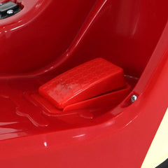 Lambreta Elétrica Infantil Bel Brink 6V Vermelha Mini Moto Retrô Scooter Música Farol Até 25kg