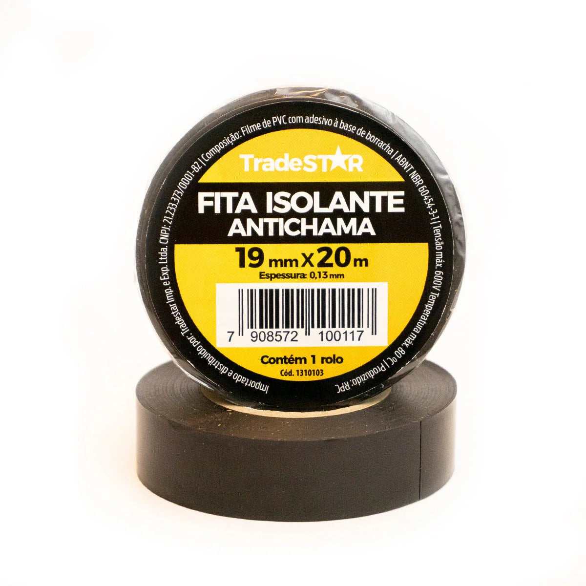 Fita Isolante 19 mm x 20 Metros Tradestar