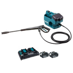 Lavadora de Alta Pressão Sem Fio 36V Com Caixa de Água 2 Baterias Carregador DHW080PT2 220V Makita