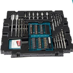 Kit de Brocas e Bits Makpac 69 Peças B-49638 Makita