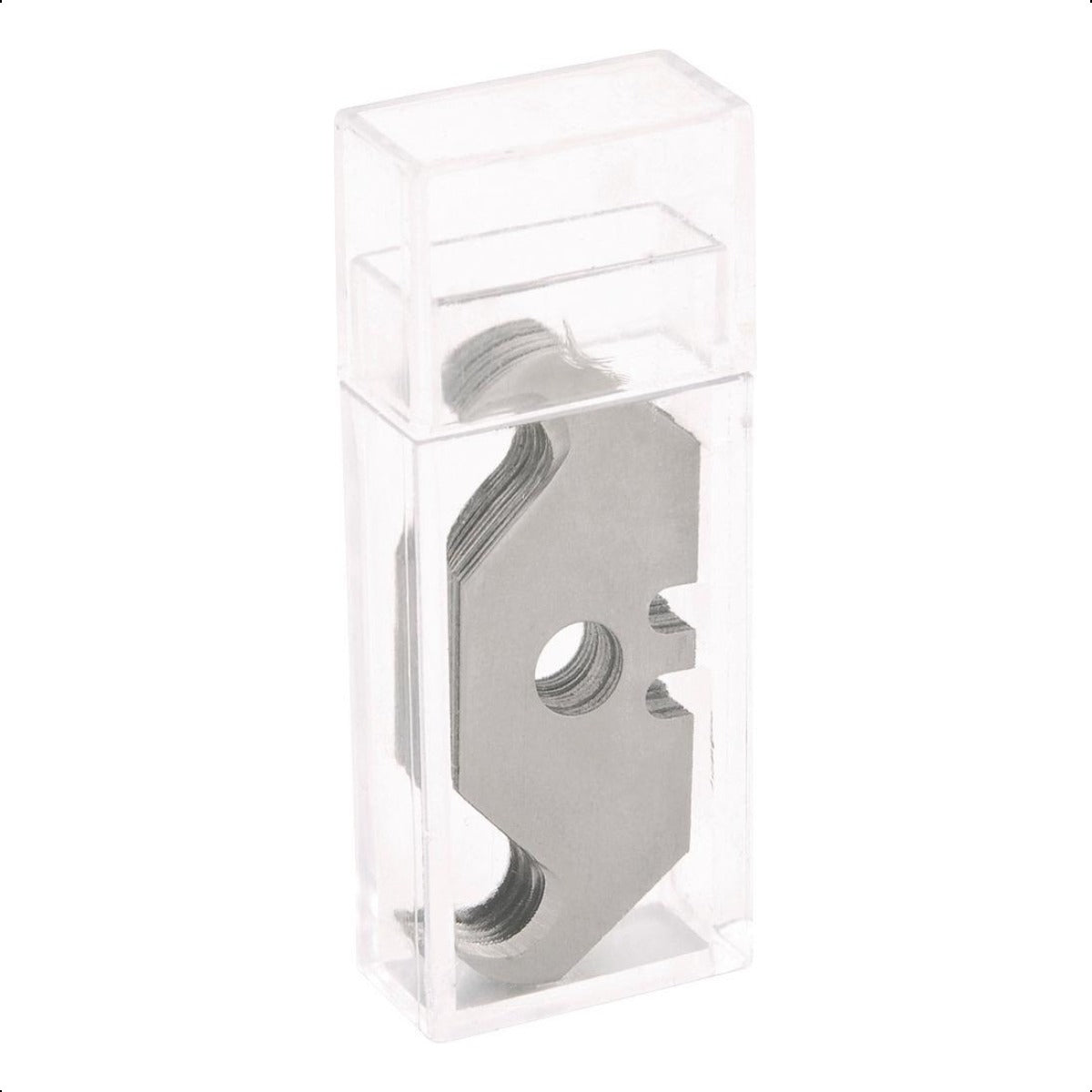 Lâmina estilete trapezoidal corte curvo c/ 10 pç cart Vonder - Guimepa