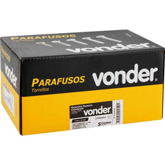 Parafuso Madeira 4,5 x 35 mm Chipboard Cabeça Flangeada Phillips 500 Peças Vonder