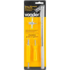 Conjunto Saca Válvula de Pneus com 4 Peças Vonder