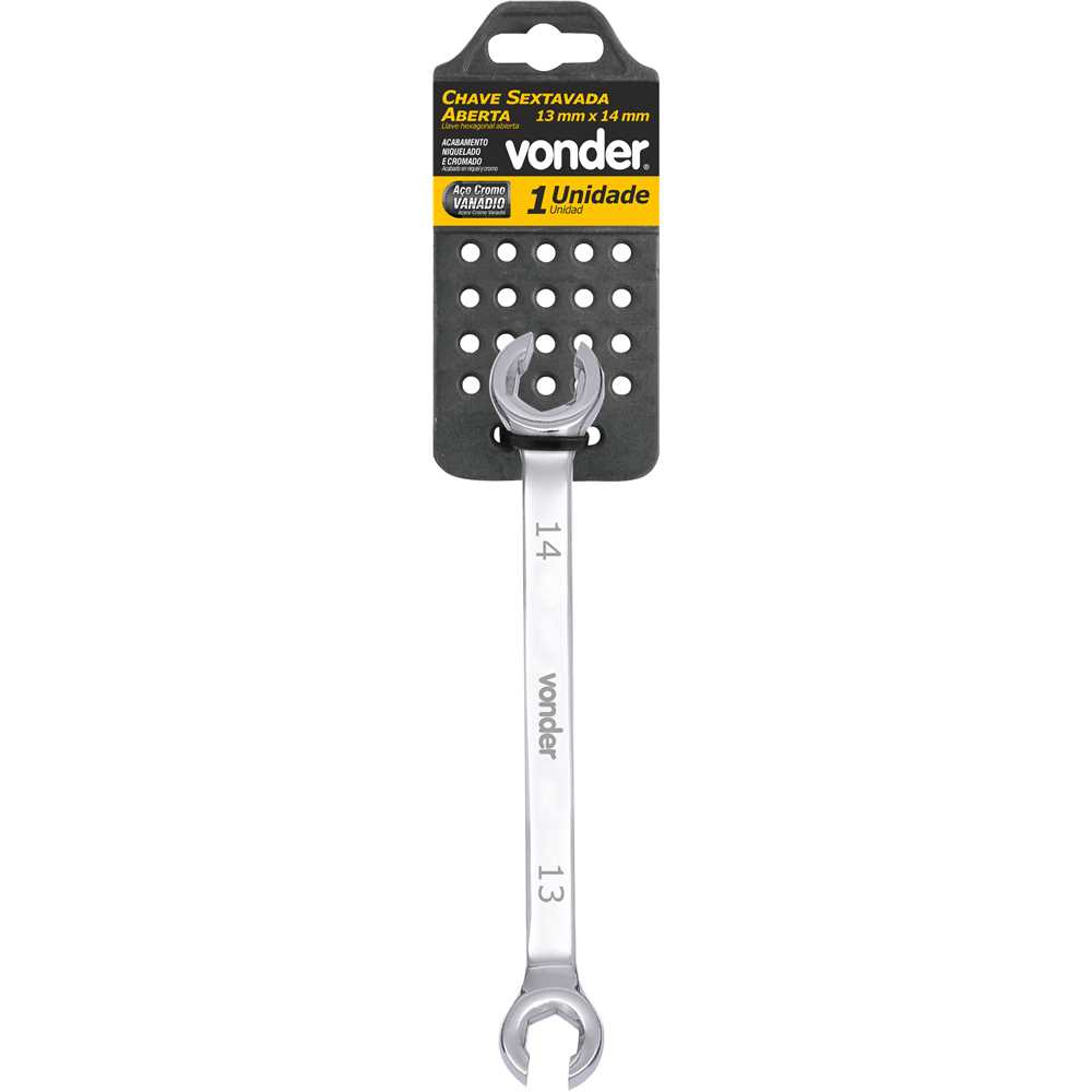 Chave Sextavada Aberta 13X14 mm Vonder