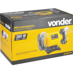 Motoesmeril de bancada 360 watts 127 volts monofásico Vonder