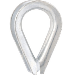 Anilha para cabo de aço 1/4" leve galvanizada Vonder