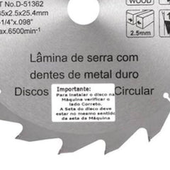 Disco Serra 20 Dentes 235 x 25,4 mm 10 unidades D-51362-10 Makita