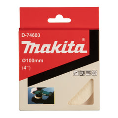 Apoio de Feltro 100 mm D-74603 para Polimento Makita