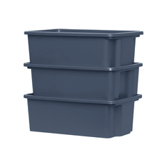 Caixa Organizadora 09 Litros Cinza Grafite Presto