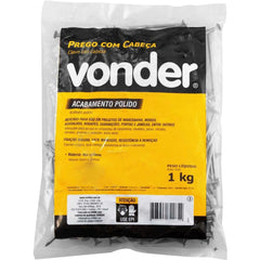 Prego com Cabeça 23 x 54 (5 x 4) Polido 1 Kg Vonder