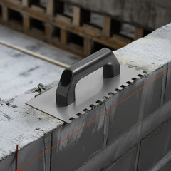 Desempenadeira Aço Dentada 12 x 25 cm Cabo Plástico Tradestar