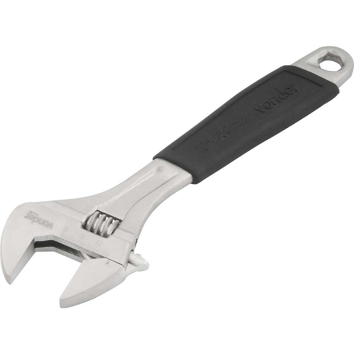 Chave inglesa ajustável 10" aço carbono niquelada Vonder - Guimepa