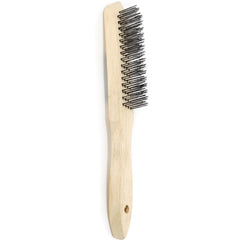 Escova Manual Aço 4 x 15 cm Cabo Madeira Tradestar