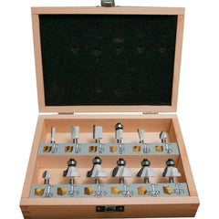 Kit Fresas Encaixe 1/4" 12 Peças D-53584 Makita